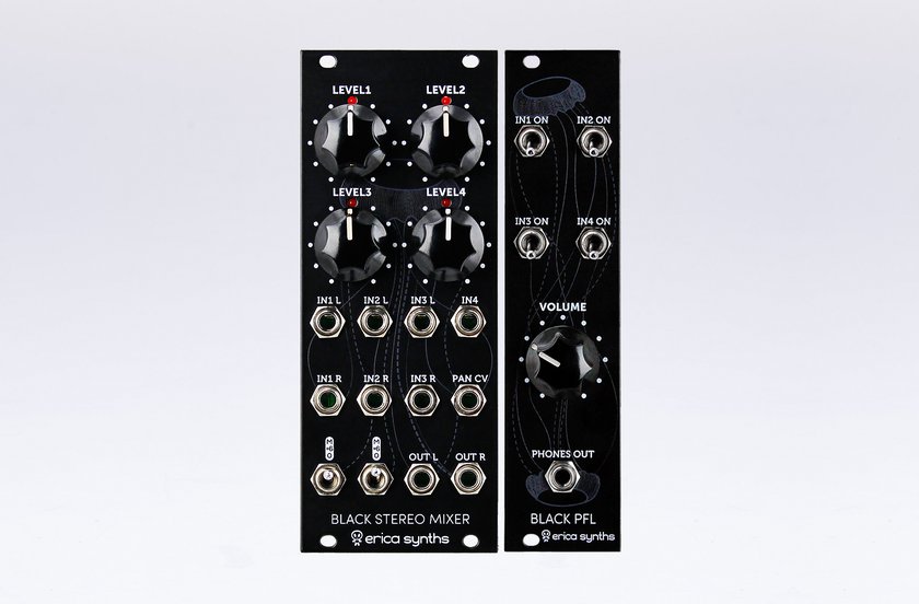 Erica Synths - Black Stereo Mixer V2