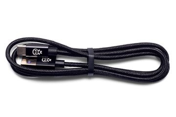 USB A – USB C braided cable 1 m