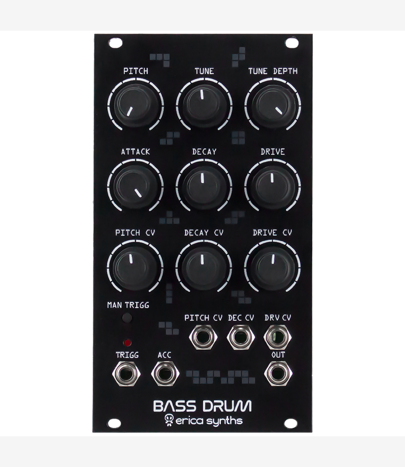Erica Synths Bass Drum White モジュラーシンセ Bass Drum - Erica Synths