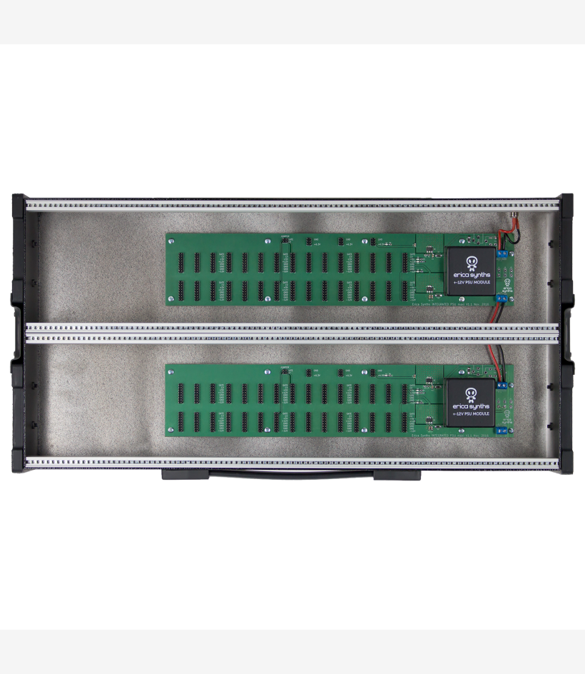 2x104HP Aluminum Travel Case with Lid - Erica Synths