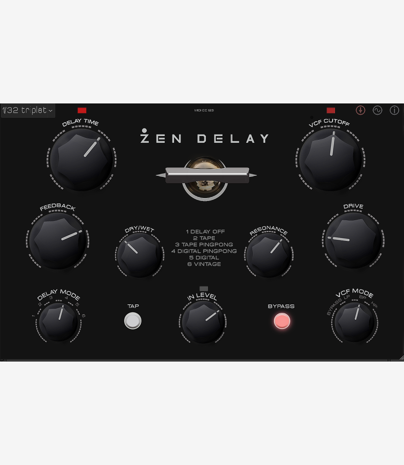 DJ機材 NINJA TUNE & ERICA SYNTHS / ZEN DELAY Zen Delay VST - Erica Synths