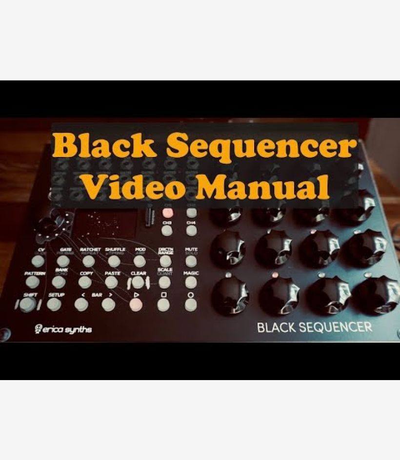 Black Sequencer - Erica Synths