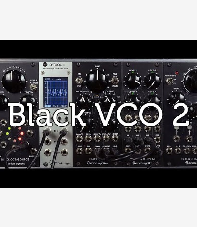 Black VCO2 - Erica Synths