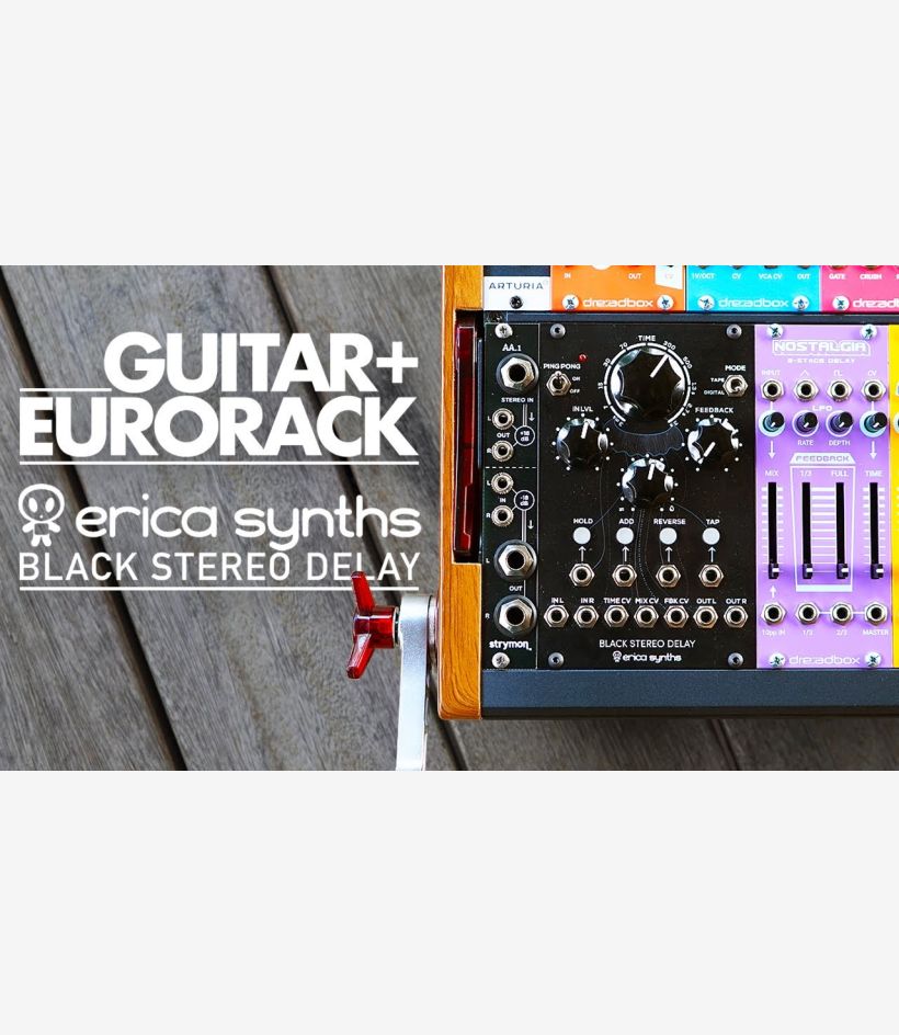 Erica Synths Black Stereo Delay ユーロラック Black Stereo Delay - Erica Synths