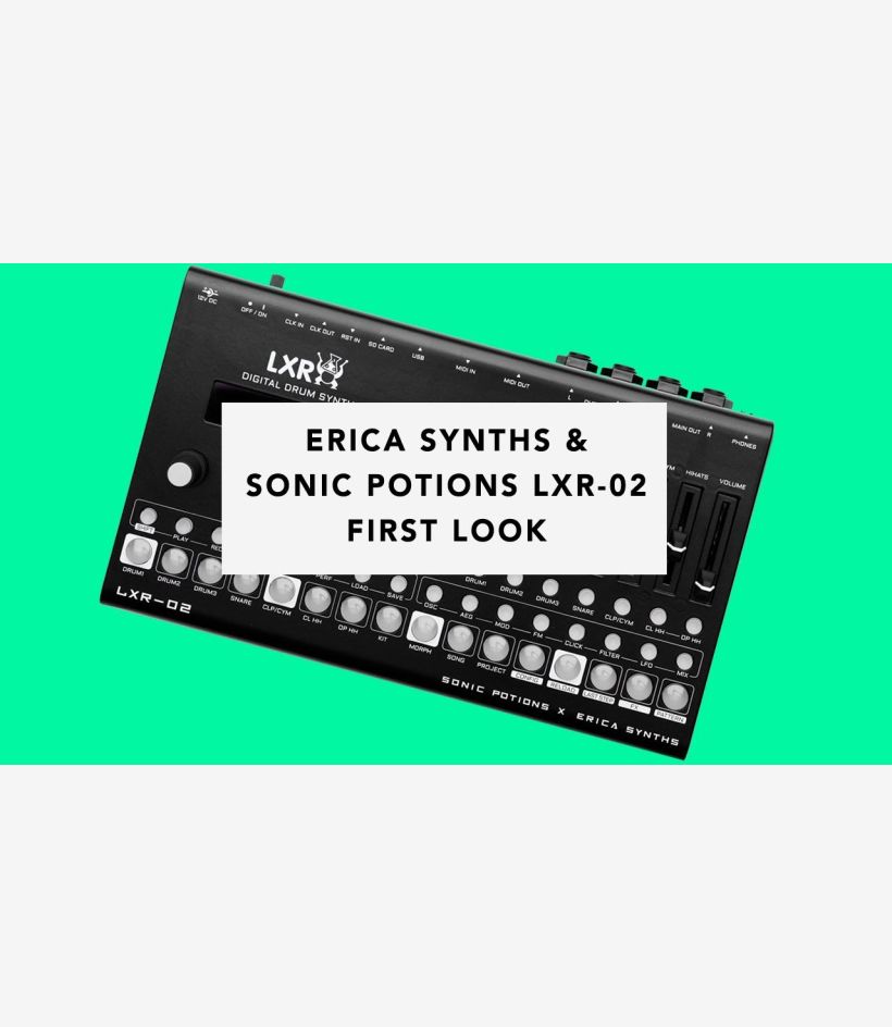 Drum Synthesizer LXR-02 - Erica Synths