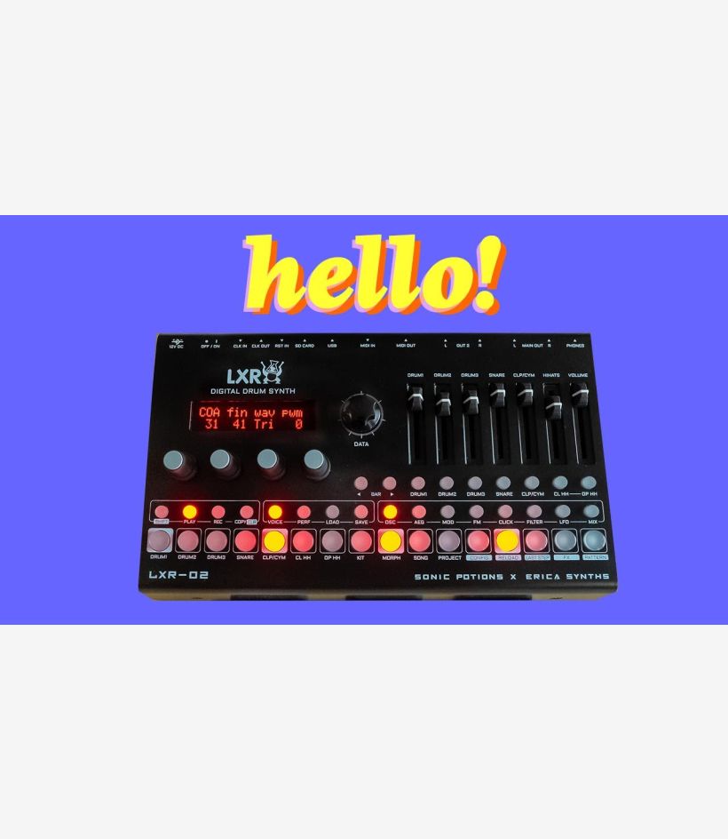 Drum Synthesizer LXR-02 - Erica Synths