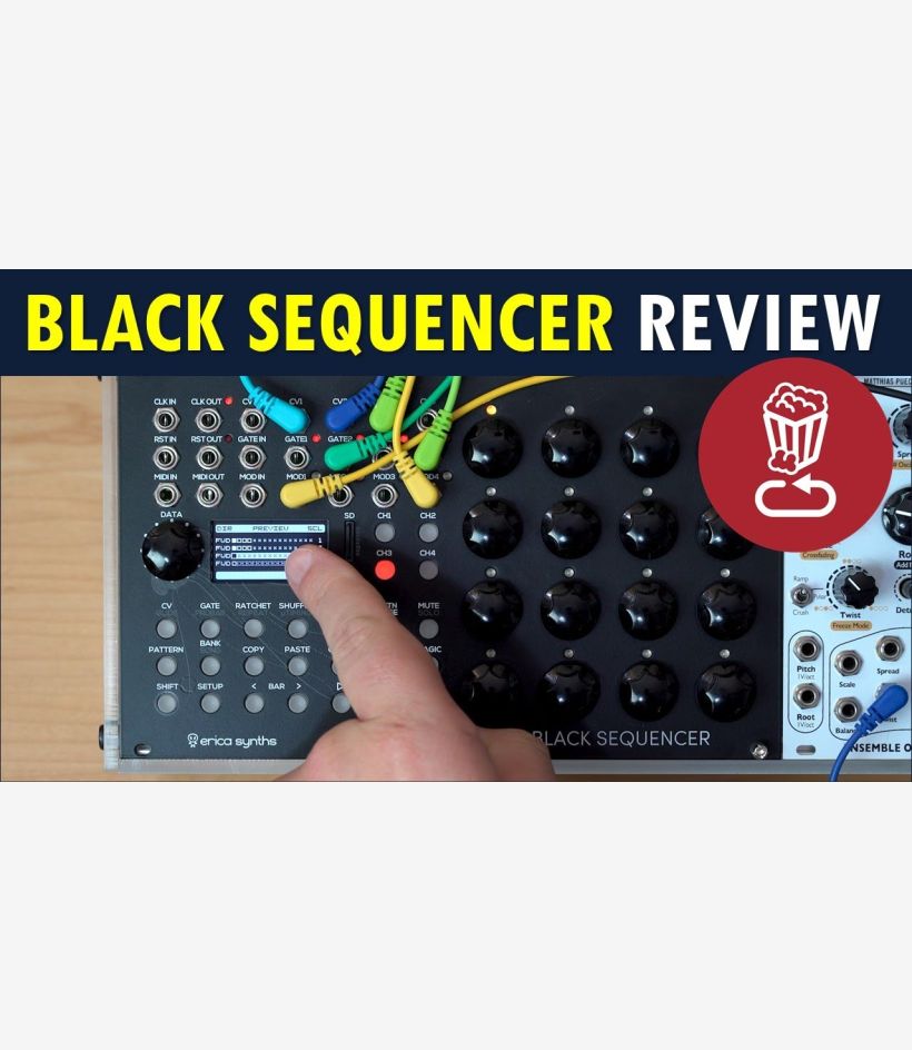 鍵盤楽器 Erica Synths Black Sequencer Black Sequencer - Erica Synths