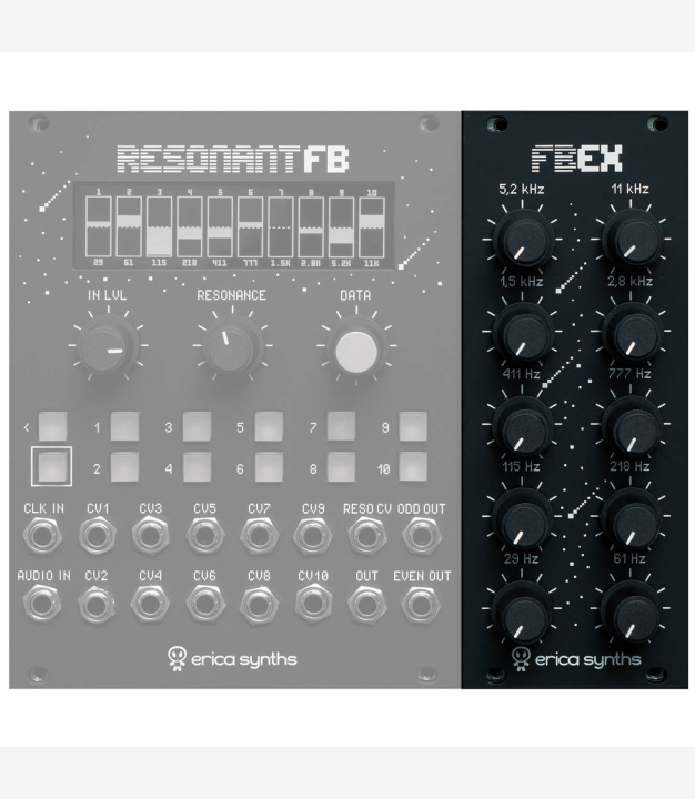 鍵盤楽器 Erica Synths Resonant FB + Expander Graphic Resonant FB Expander - Erica Synths