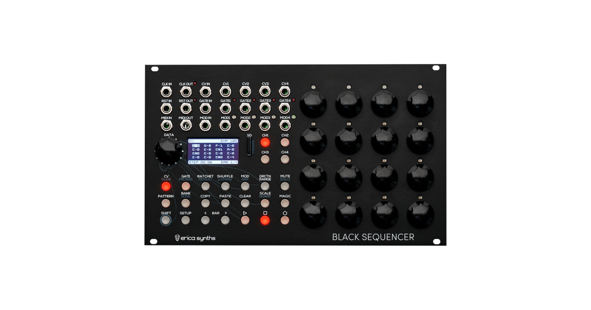 Black Sequencer - Erica Synths