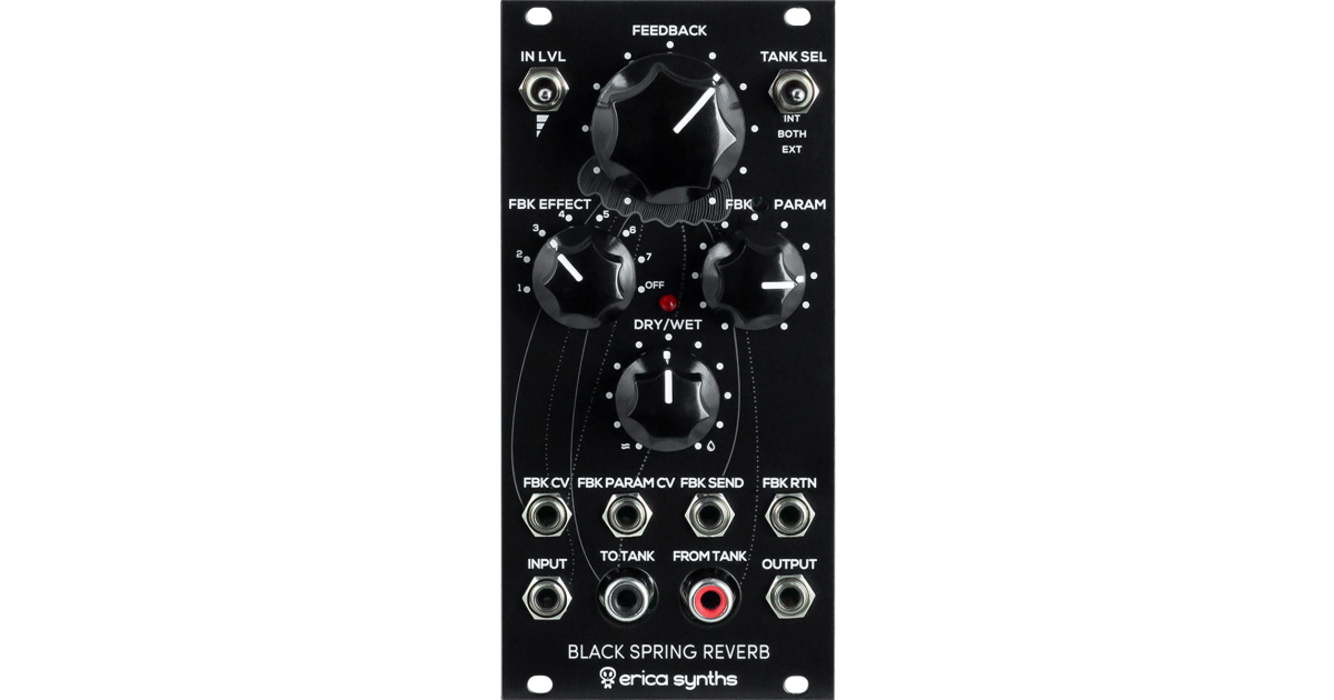 Black Spring Reverb - Erica Synths