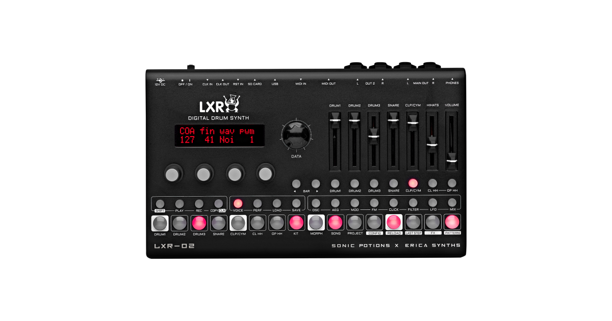 Drum Synthesizer LXR-02 - Erica Synths