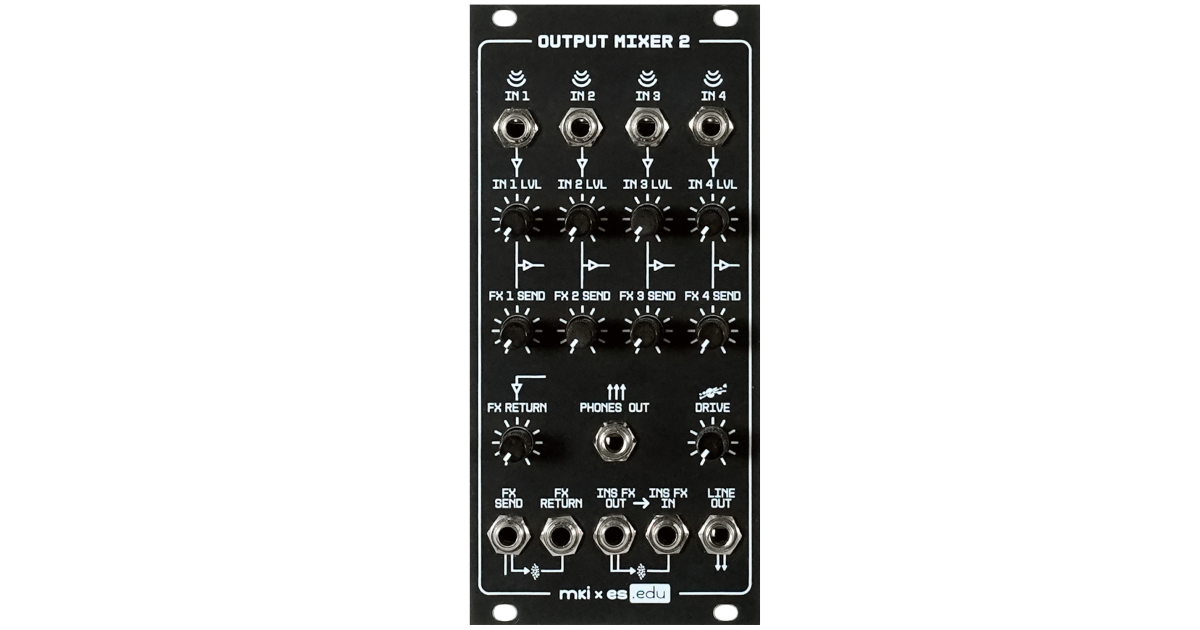 EDU DIY Drum Mixer - Erica Synths