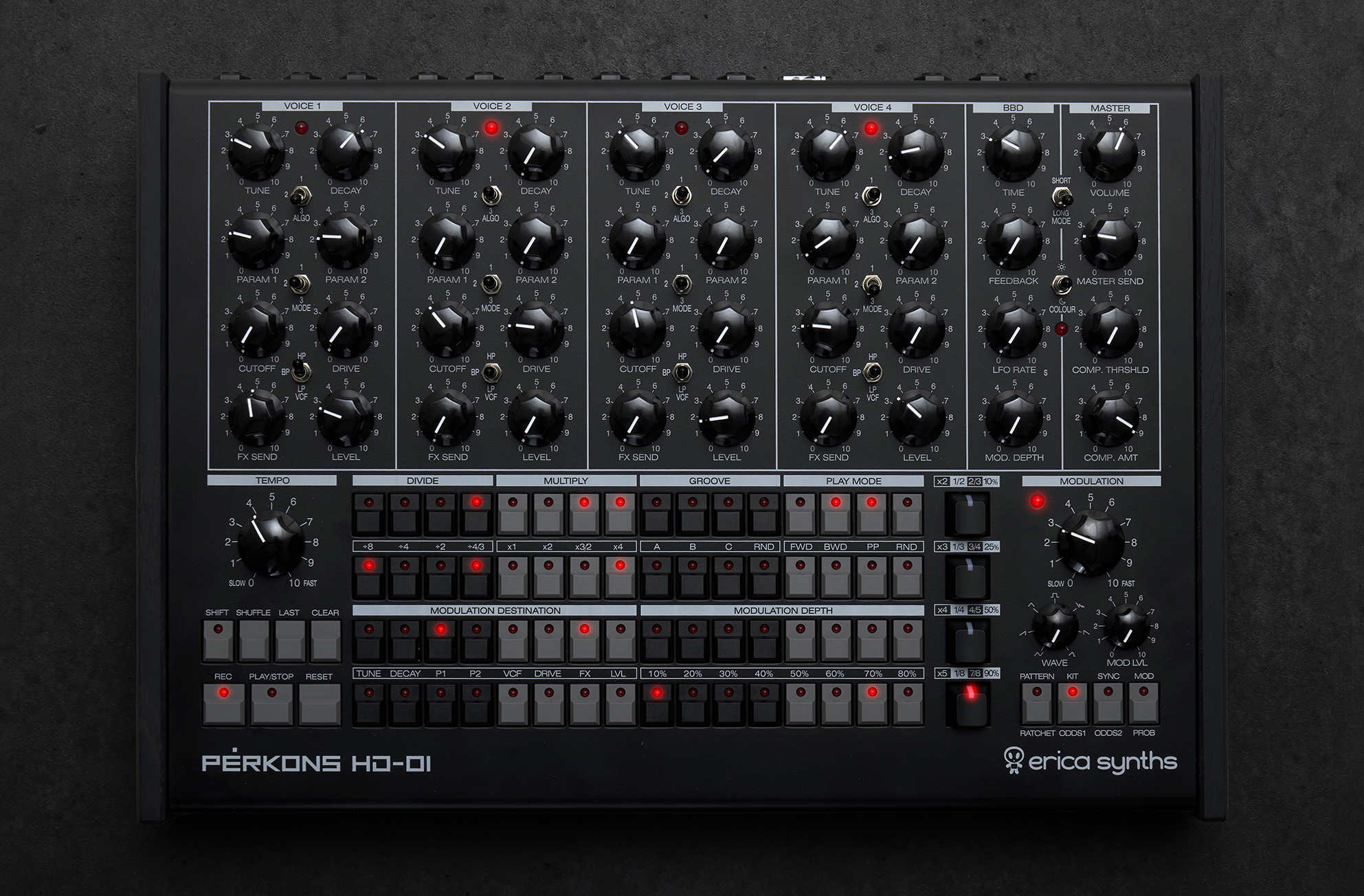 Perkons HD-01 - Now in Black! - Blog - Erica Synths